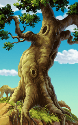 Vinilos Decorativos: Arbol grande con raices
