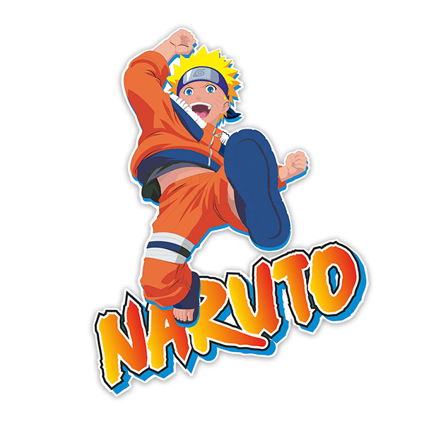 Vinilos Infantiles: Naruto Salto