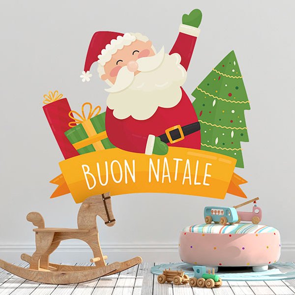 Vinilos Decorativos: Feliz Navidad, en italiano