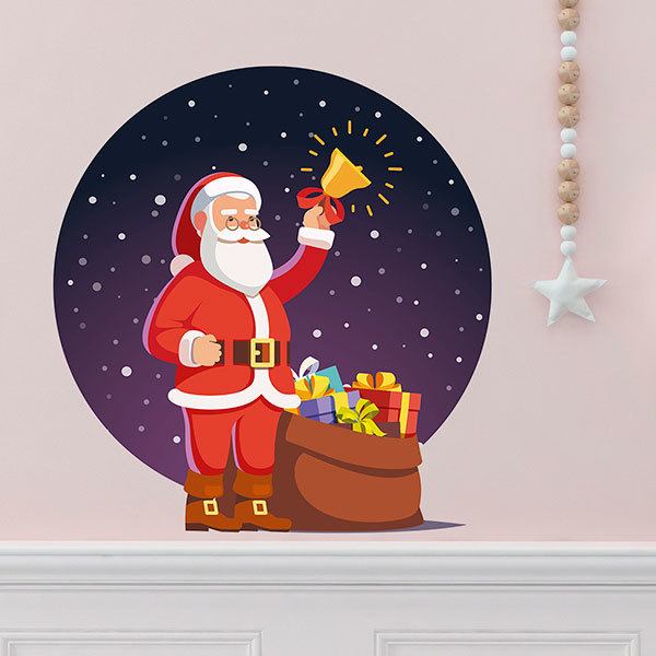 Vinilos Decorativos: Papá Noel trae Navidad