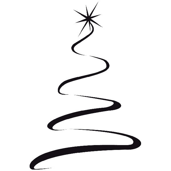 Vinilos Decorativos: Estrella del árbol de Navidad