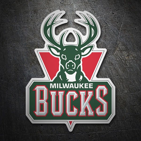 Pegatinas: Milwaukee Bucks escudo antiguo