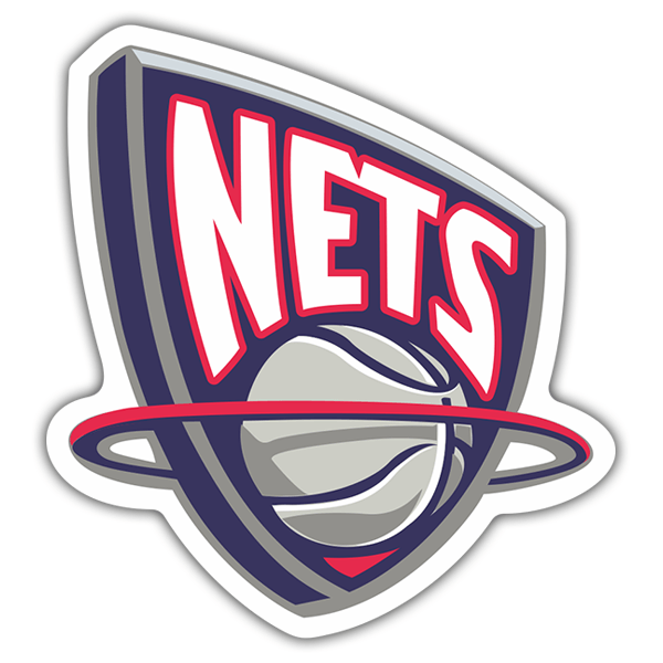 Pegatinas: NBA - New Jersey Nets escudo antiguo