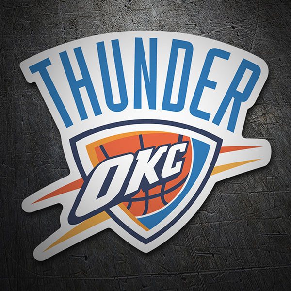 Pegatinas: NBA - Oklahoma City Thunder escudo