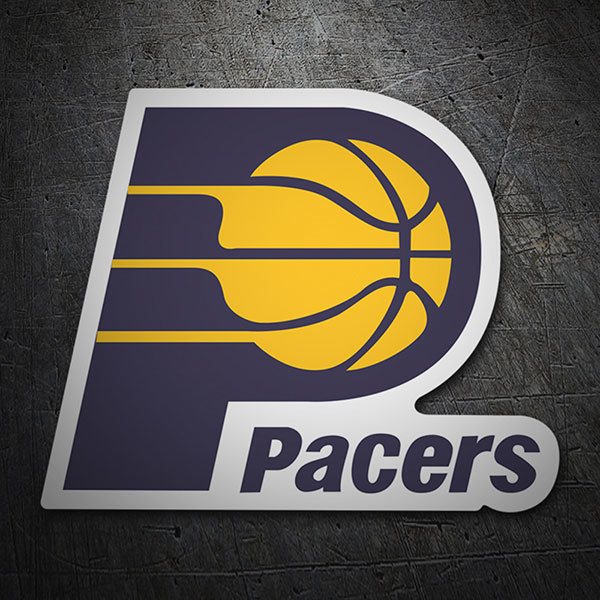 Pegatinas: NBA - Indiana Pacers escudo antiguo
