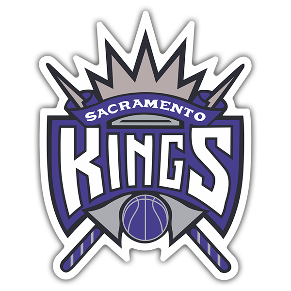 Pegatinas: NBA - Sacramento Kings escudo antiguo