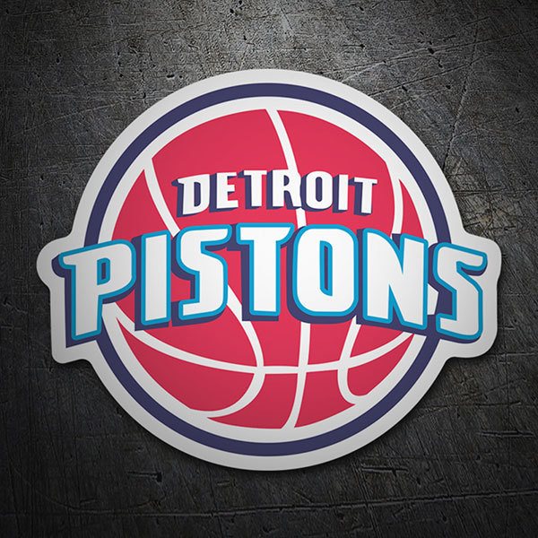 Pegatinas: NBA - Detroit Pistons escudo antiguo