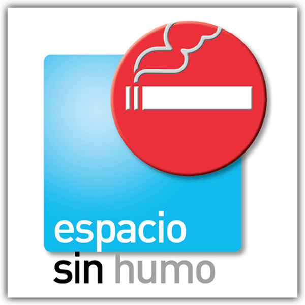 Pegatinas: Pegatina de espacio sin humo