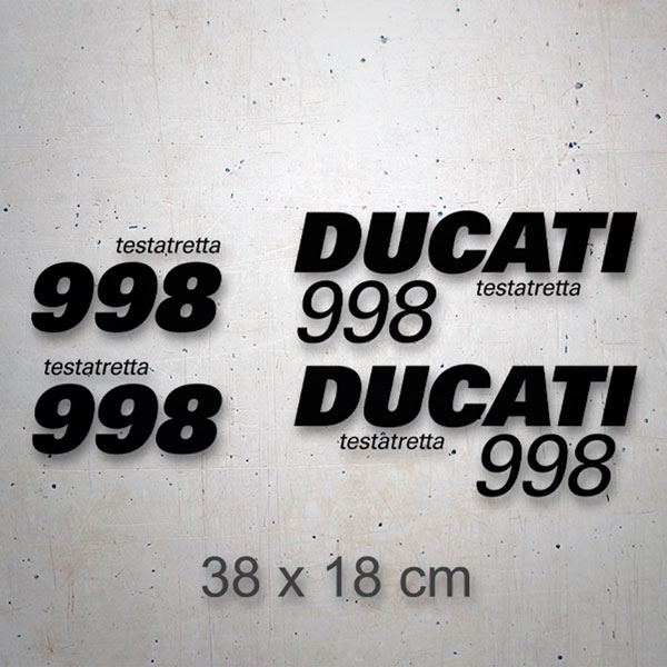 Pegatinas: Set 4X Ducati 998