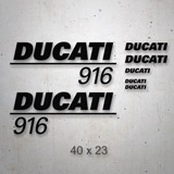 Pegatinas: Set 7X Ducati 916 2