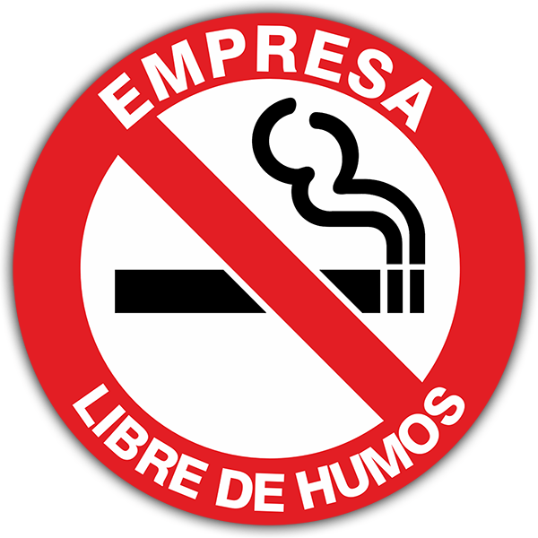 Pegatinas: Pegatina Prohibido fumar en empresa