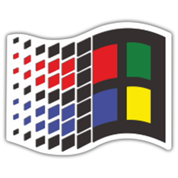 Pegatinas: Microsoft Windows 95