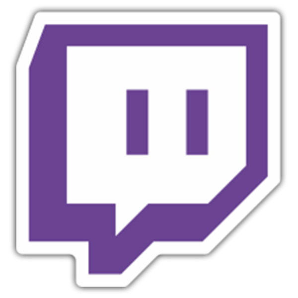 Pegatinas: Twitch Icono