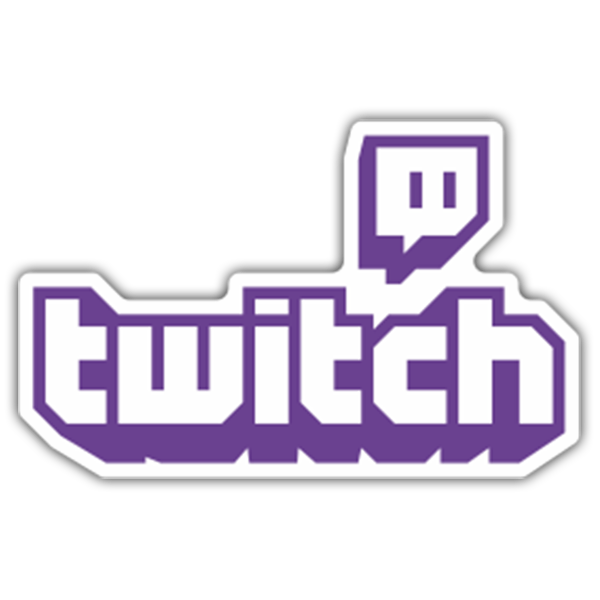 Pegatinas: Twitch Logo