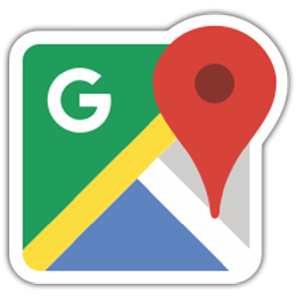 Pegatinas: Google Maps