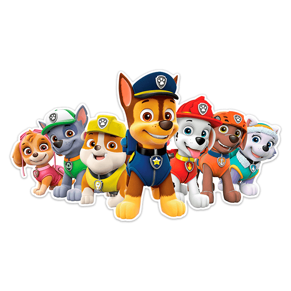 Vinilos Infantiles: Patrulla Canina Amigos