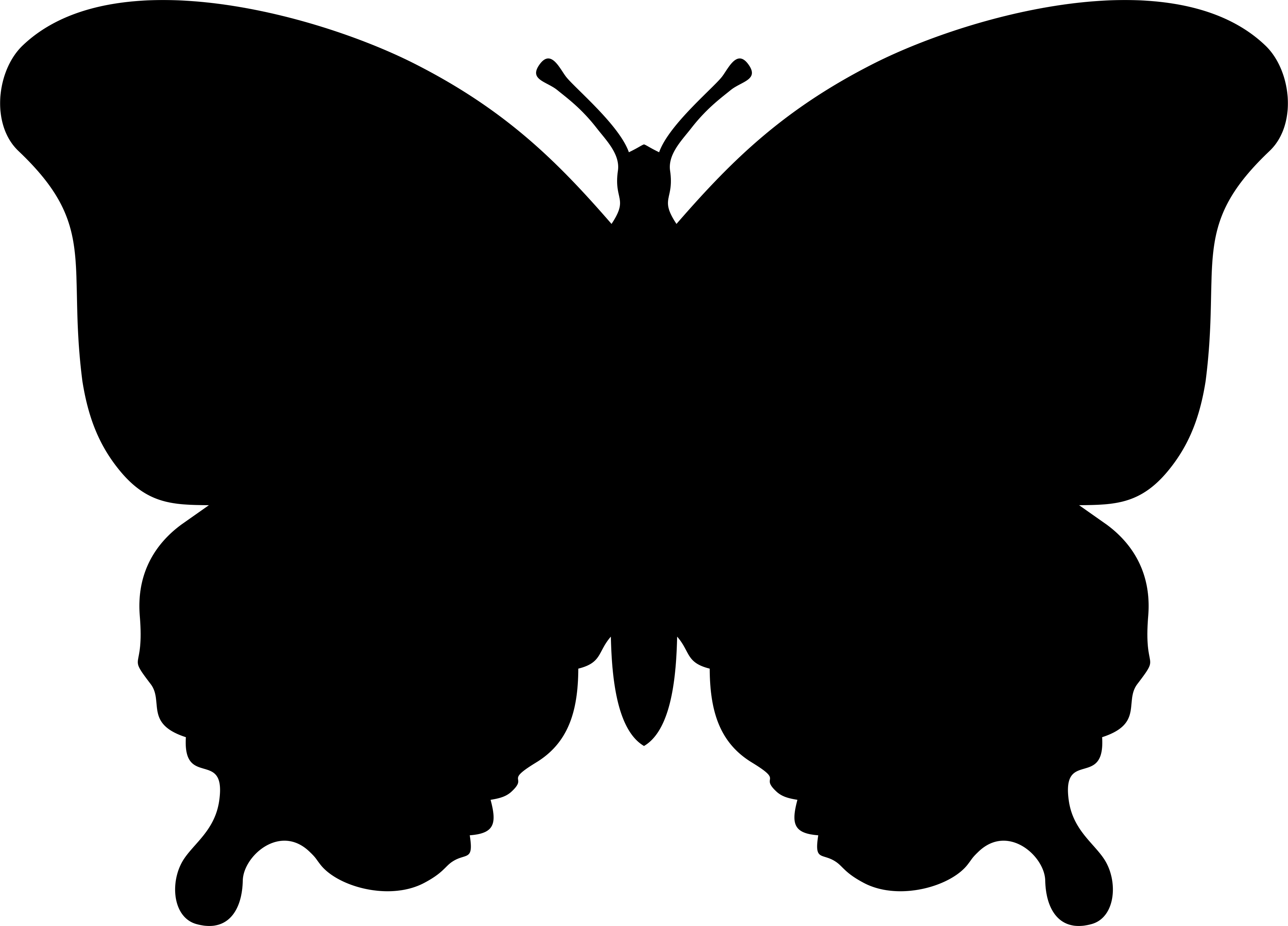 Vinilos Infantiles: Pizarra mariposa