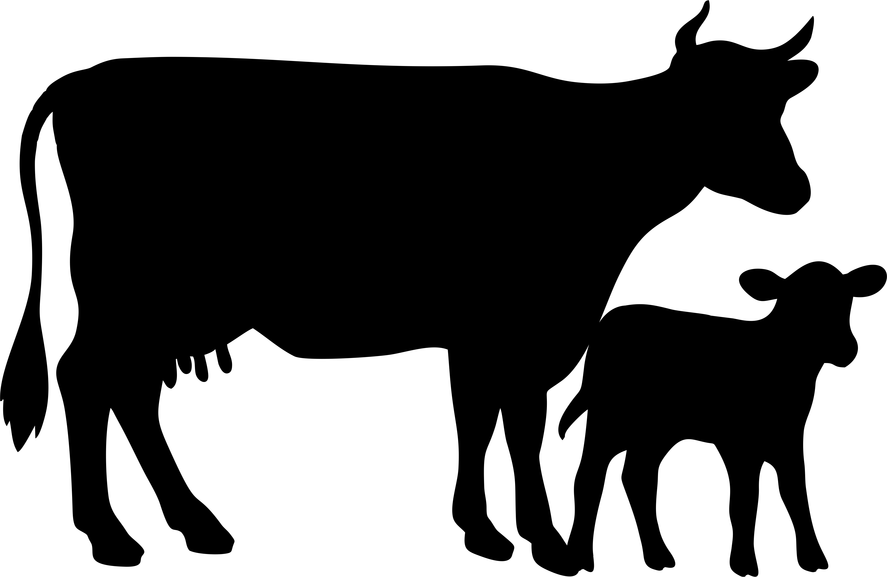 Vinilos Infantiles: Pizarra Vacas