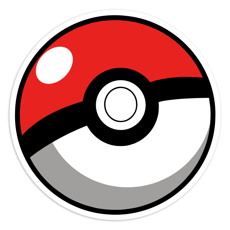 Pegatinas: Pokeball clásica Pokémon