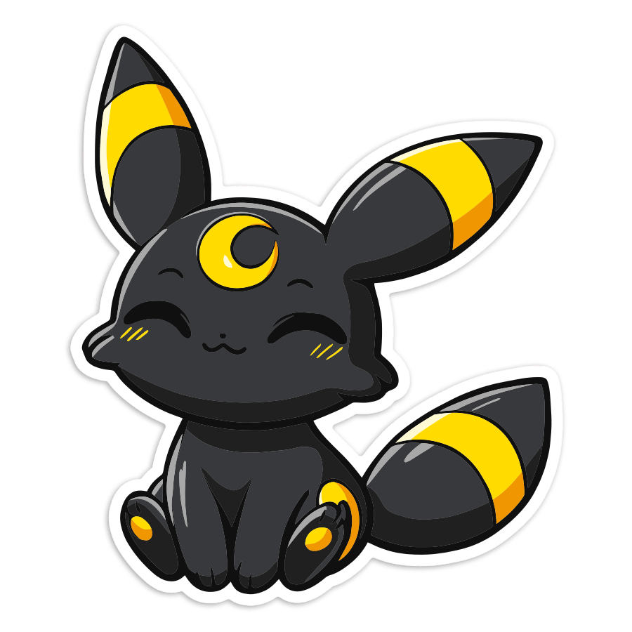 Pegatinas: Umbreon Chibi Pokémon