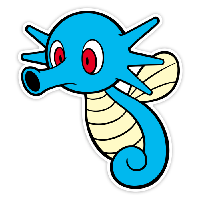 Pegatinas: Horsea Clásico Acuático