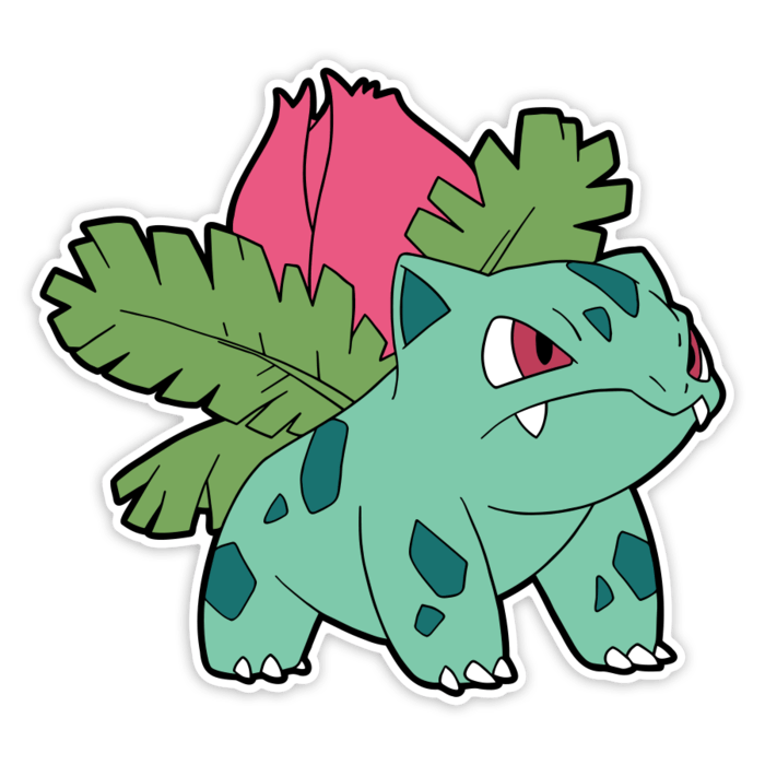 Pegatinas: Ivysaur Clásico Evolutivo
