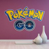 Vinilos Infantiles: Pokémon GO logo 2016 3