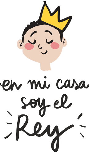 Vinilos Infantiles: En mi casa soy el Rey