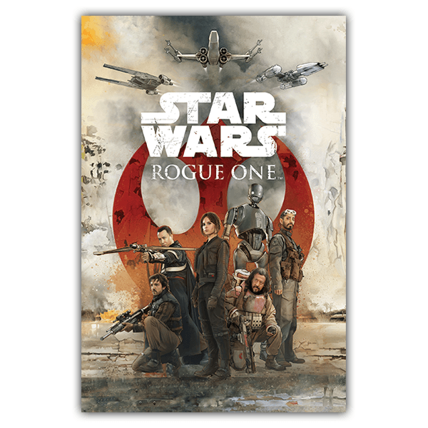 Vinilos Decorativos: Póster adhesivo Star Wars Rogue One Alliance