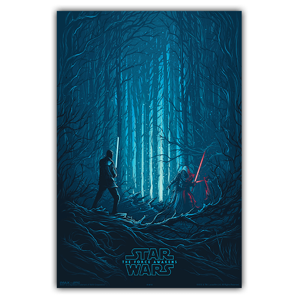 Vinilos Decorativos: Póster adhesivo Star Wars Episodio VII