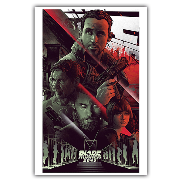 Vinilos Decorativos: Póster adhesivo Blade Runner 2049 Comic