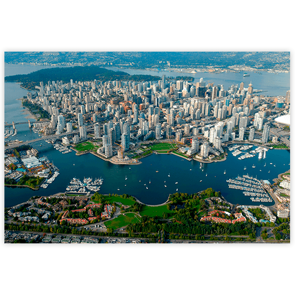 Vinilos Decorativos: Póster adhesivo Isla de Manhattan
