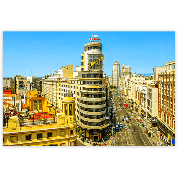 Vinilos Decorativos: Póster adhesivo Edificio Carrión