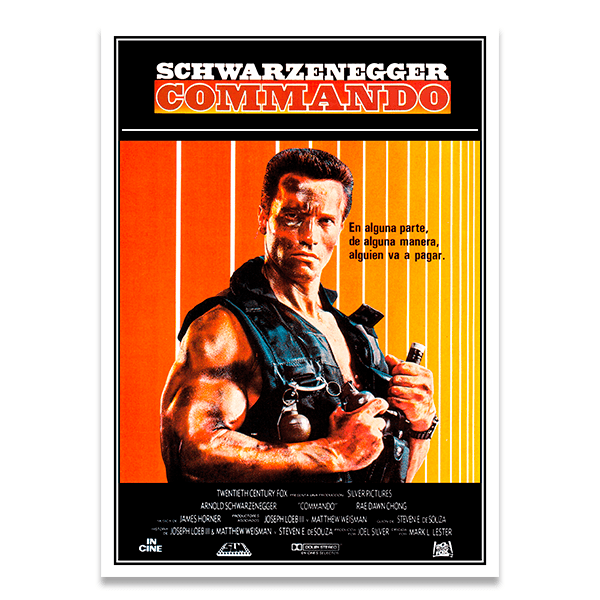 Vinilos Decorativos: Schwarzenegger Comando