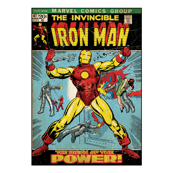 Vinilos Decorativos: El invencible Iron Man