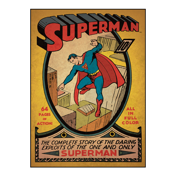 Vinilos Decorativos: Cómic Clásico de Superman