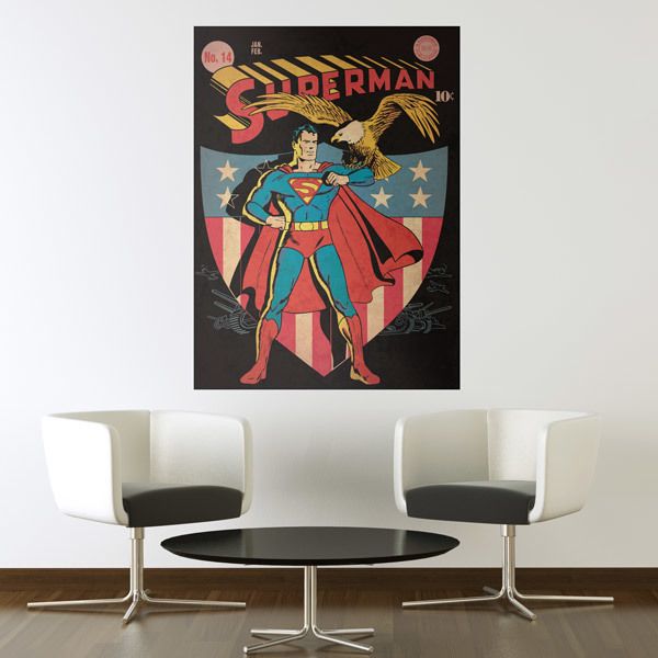 Vinilos Decorativos: Superman con un Águila