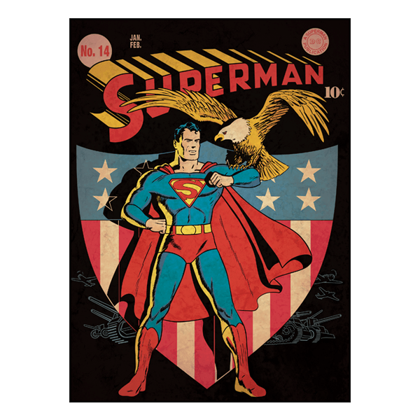 Vinilos Decorativos: Superman con un Águila