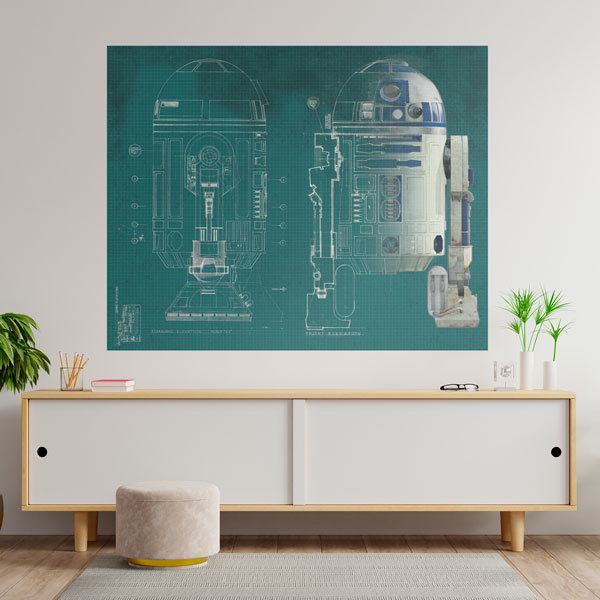Vinilos Decorativos: Planos R2-D2