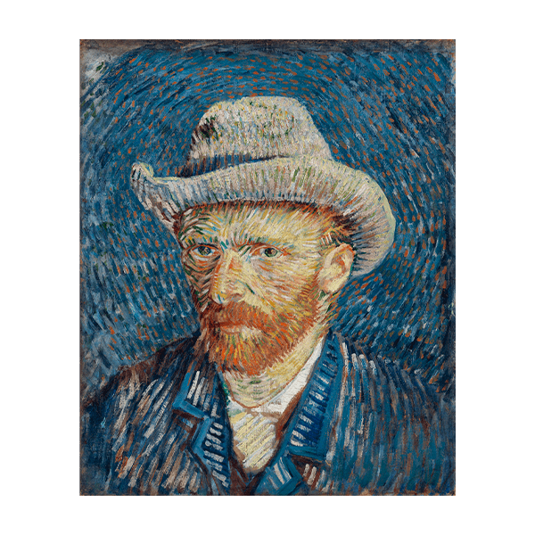 Vinilos Decorativos: Autorretrato de Van Gogh