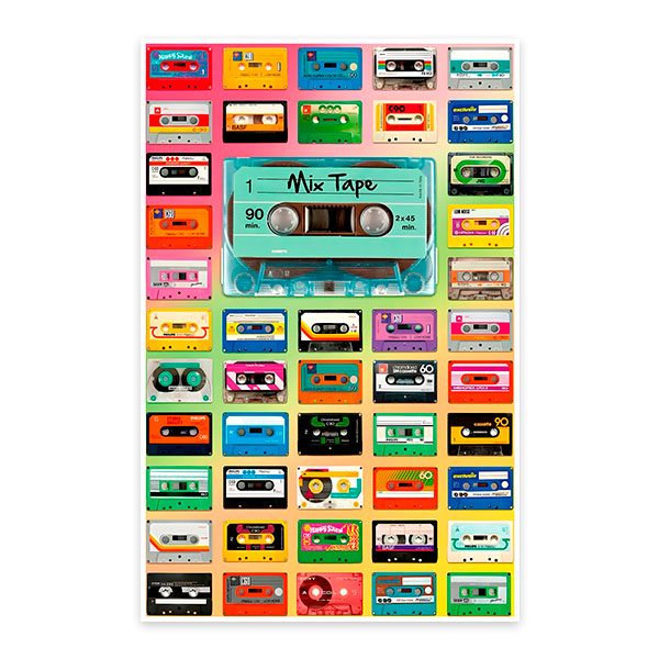 Vinilos Decorativos: Cintas de cassette