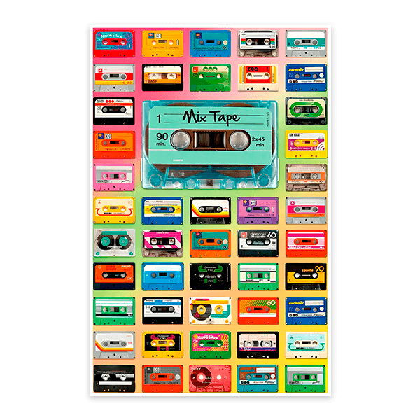 Vinilos Decorativos: Cintas de cassette