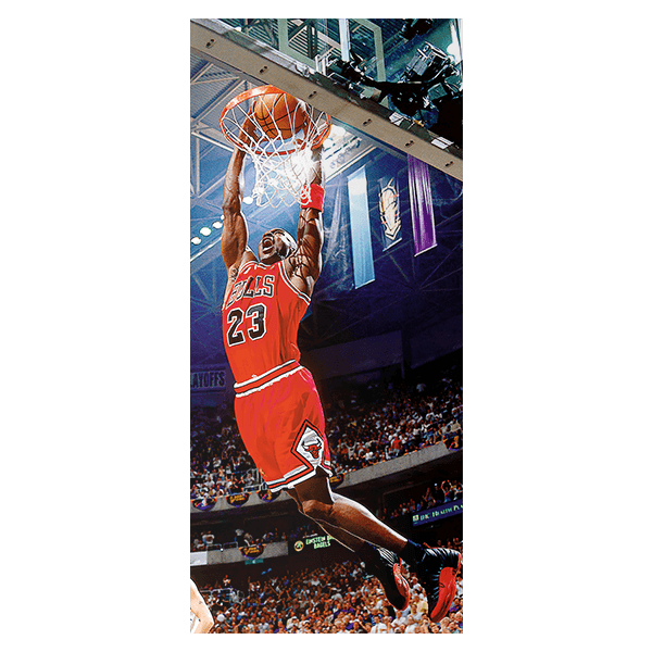 Vinilos Decorativos: Puerta Mate de Michael Jordan