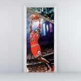 Vinilos Decorativos: Puerta Mate de Michael Jordan 4