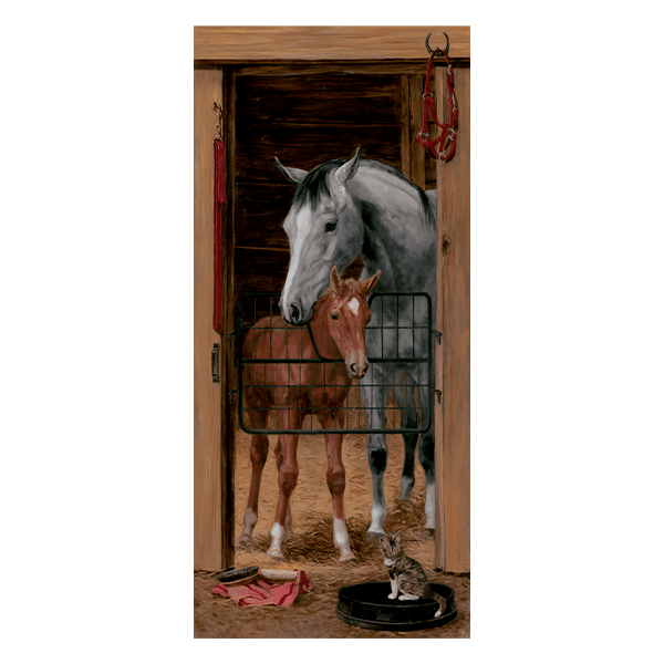 Vinilos Decorativos: Establo caballos