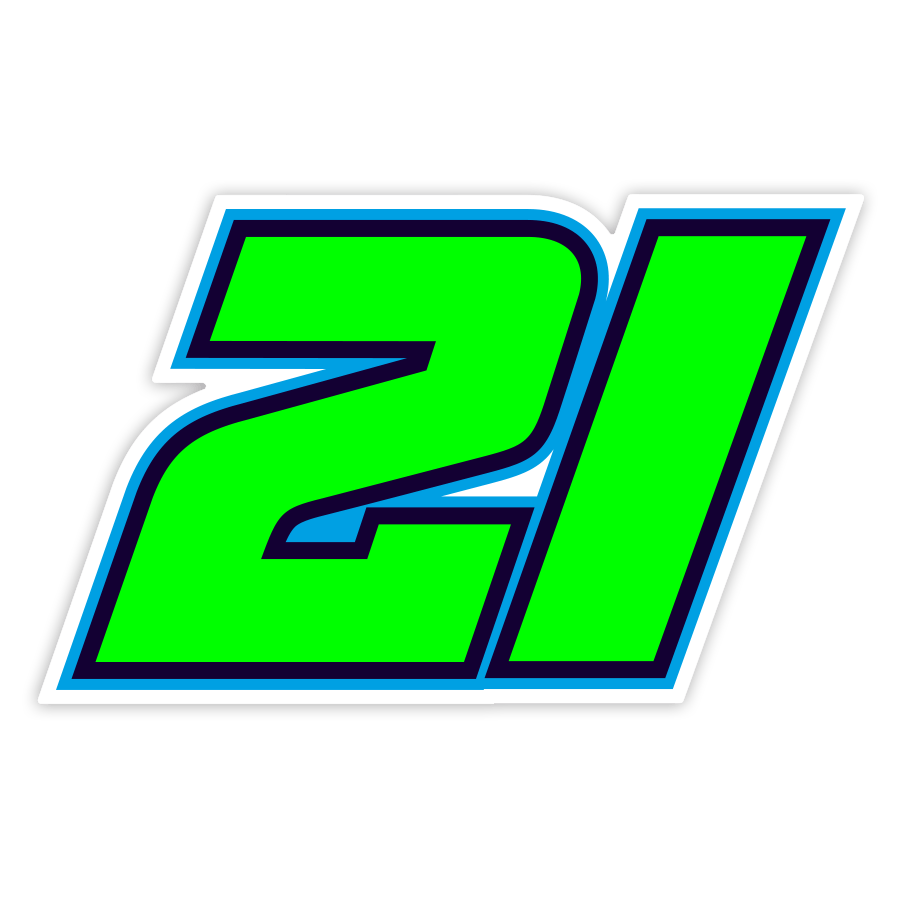 Pegatinas: Franco Morbidelli Número 21 MotoGP