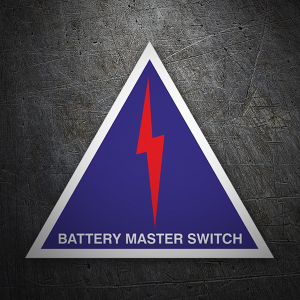 Pegatinas: Battery master switch