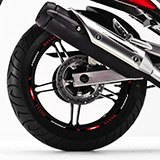 Pegatinas: Bandas llantas moto Yamaha Fazer 250 5
