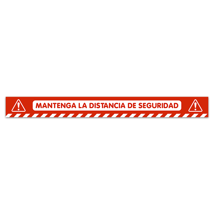 Pegatinas: Vinilo Distancia de Seguridad 4