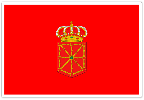 Pegatinas: Bandera de Navarra